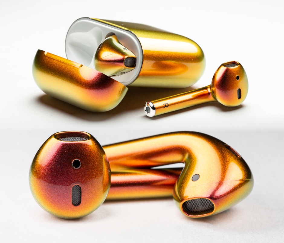 Exclusive Apple AirPods 2 Orange 2020